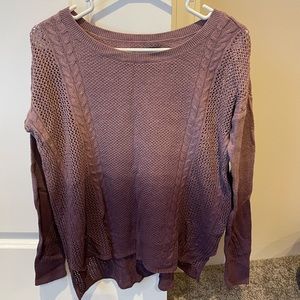 Purple Ombre Sweater